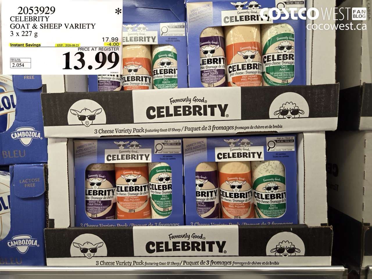 celebrity goat  sheep variety 3 x 227 g