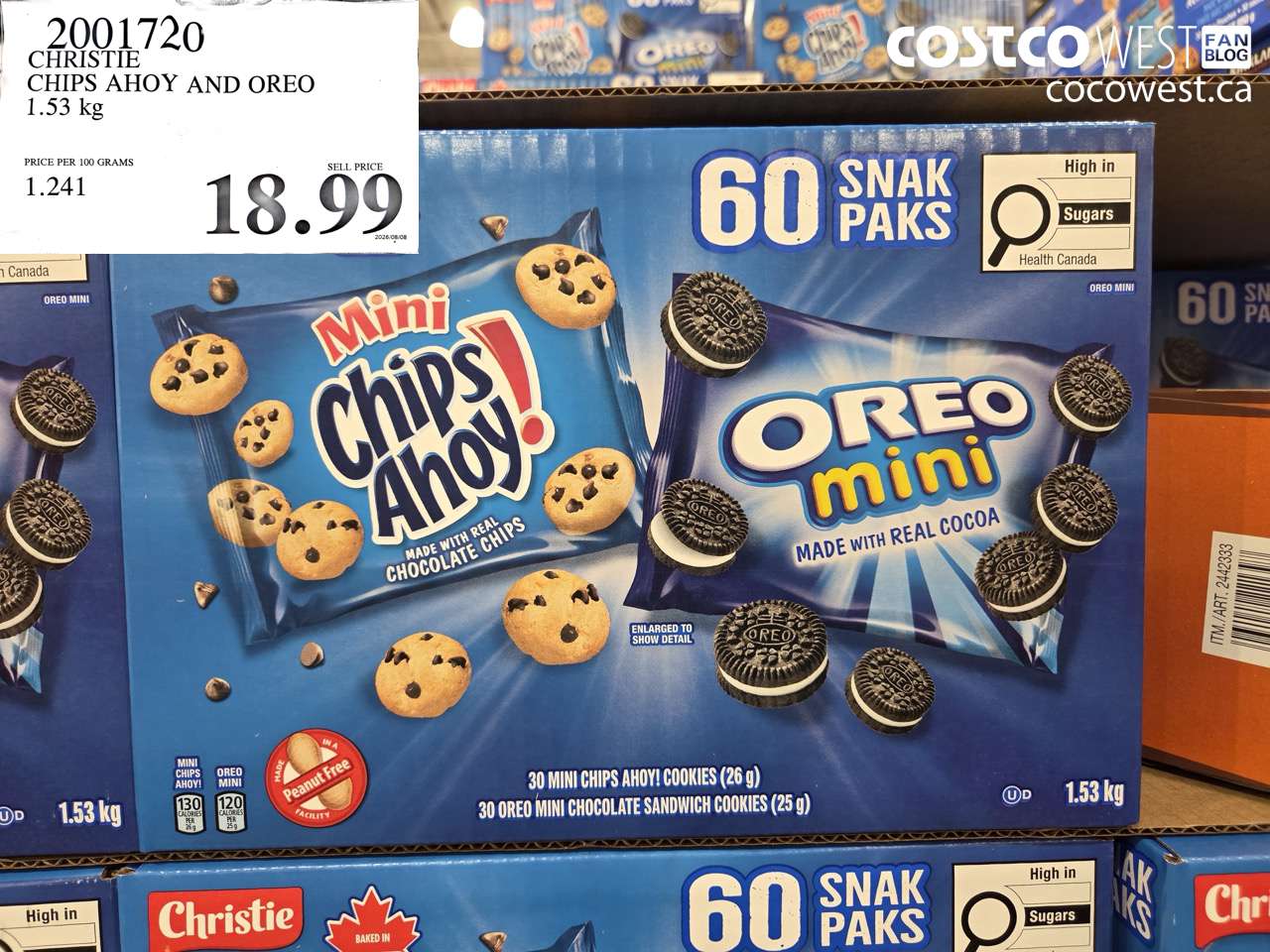 CHRISTIE CHIPS AHOY AND OREO 1.53 KG