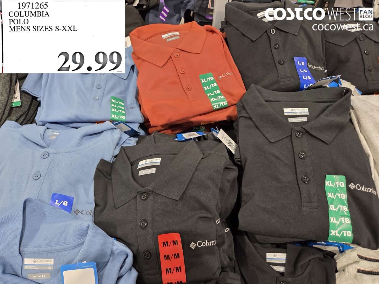 columbia polo mens sizes sxxl