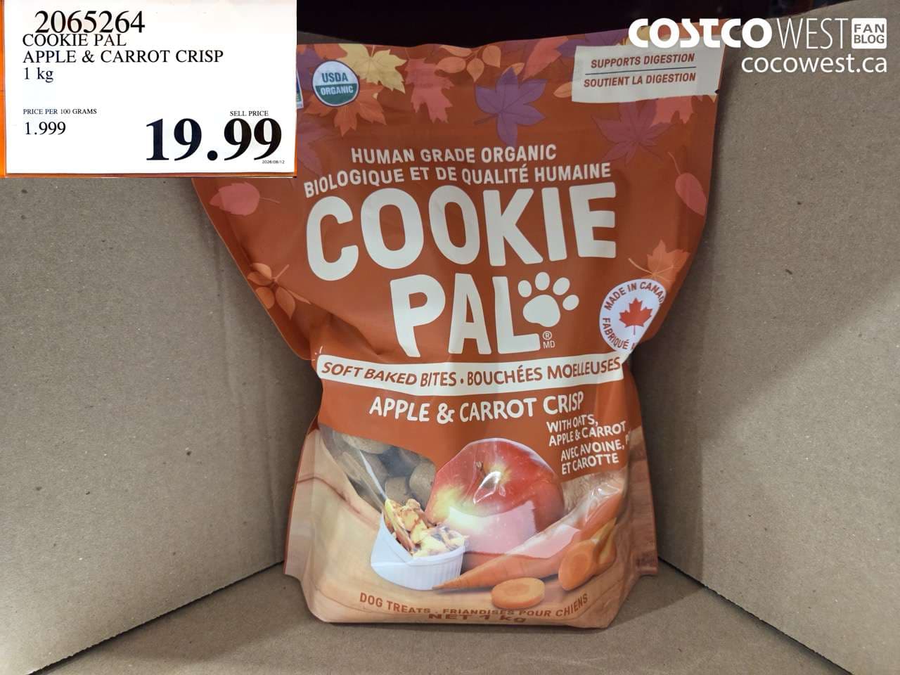 COOKIE PAL APPLE & CARROT CRISP 1 KG
