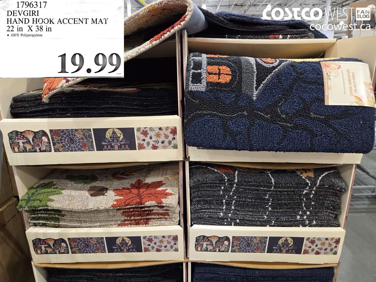 DEVGIRI HAND HOOK ACCENT MAT 22 IN X 38 IN