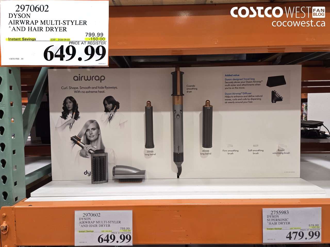 dyson airwrap multistyler and hair dryer