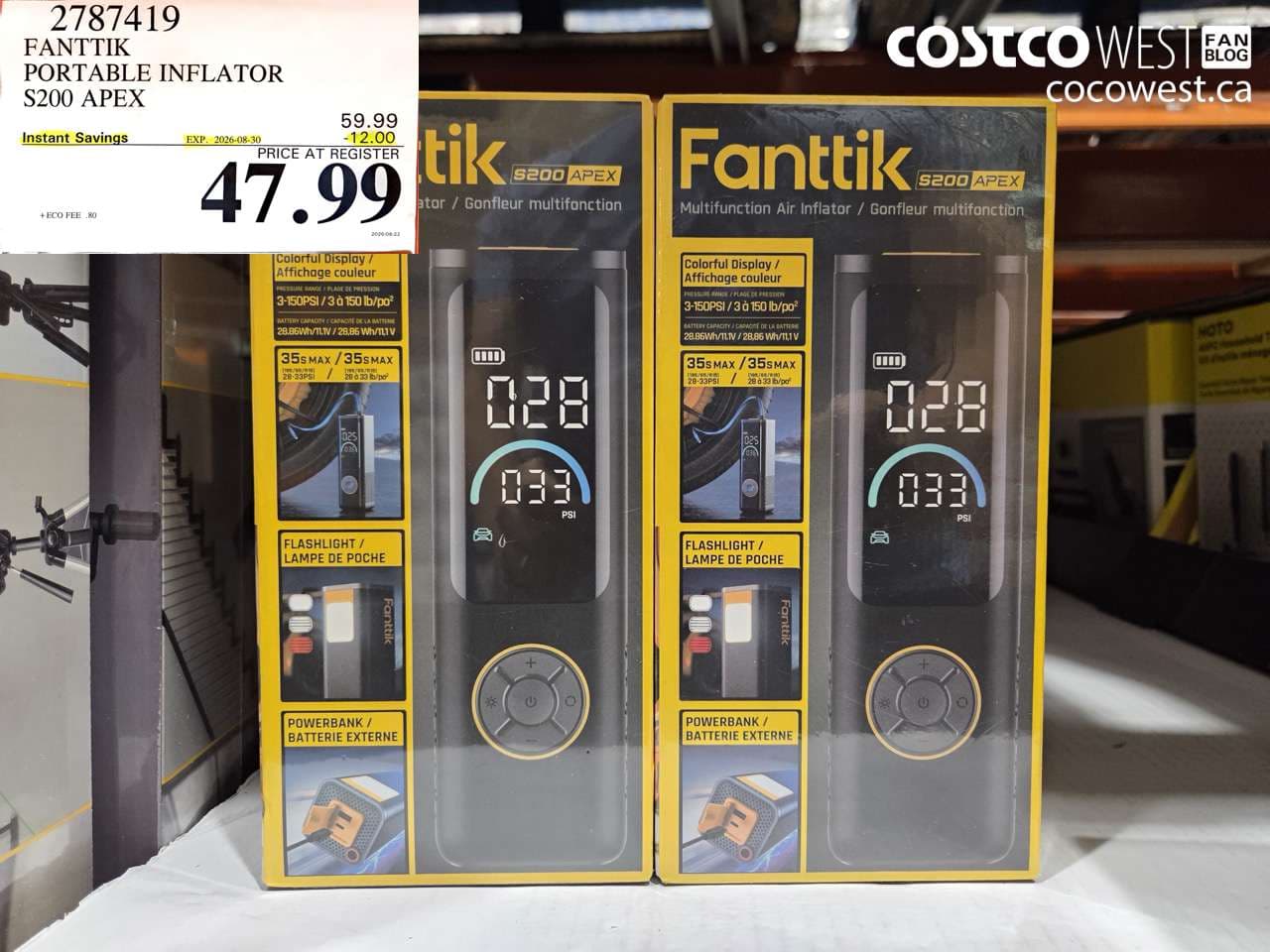 fanttik portable inflator s200 apex