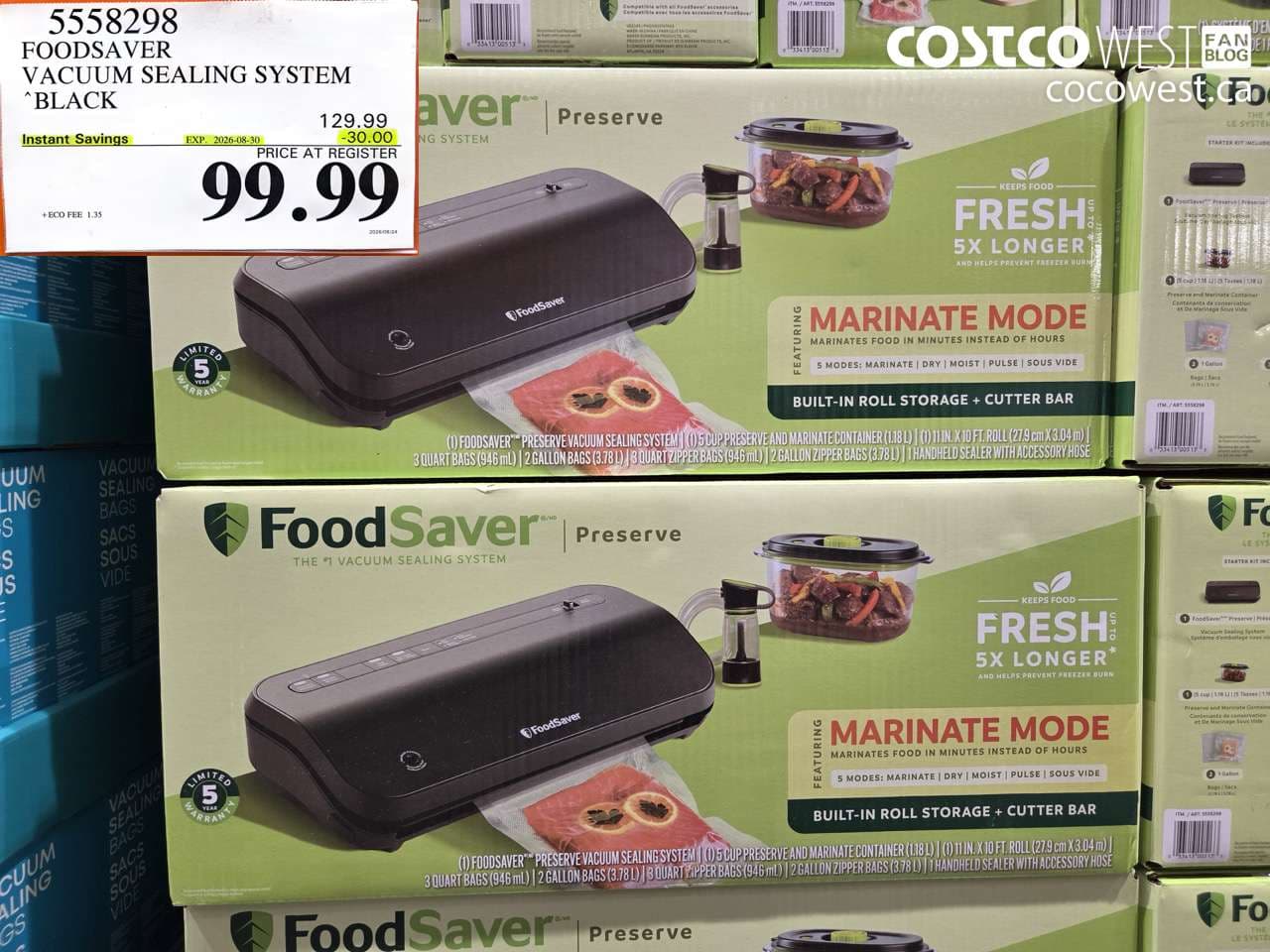 FOODSAVER VACUUM SEALING SYSTEM BLACK