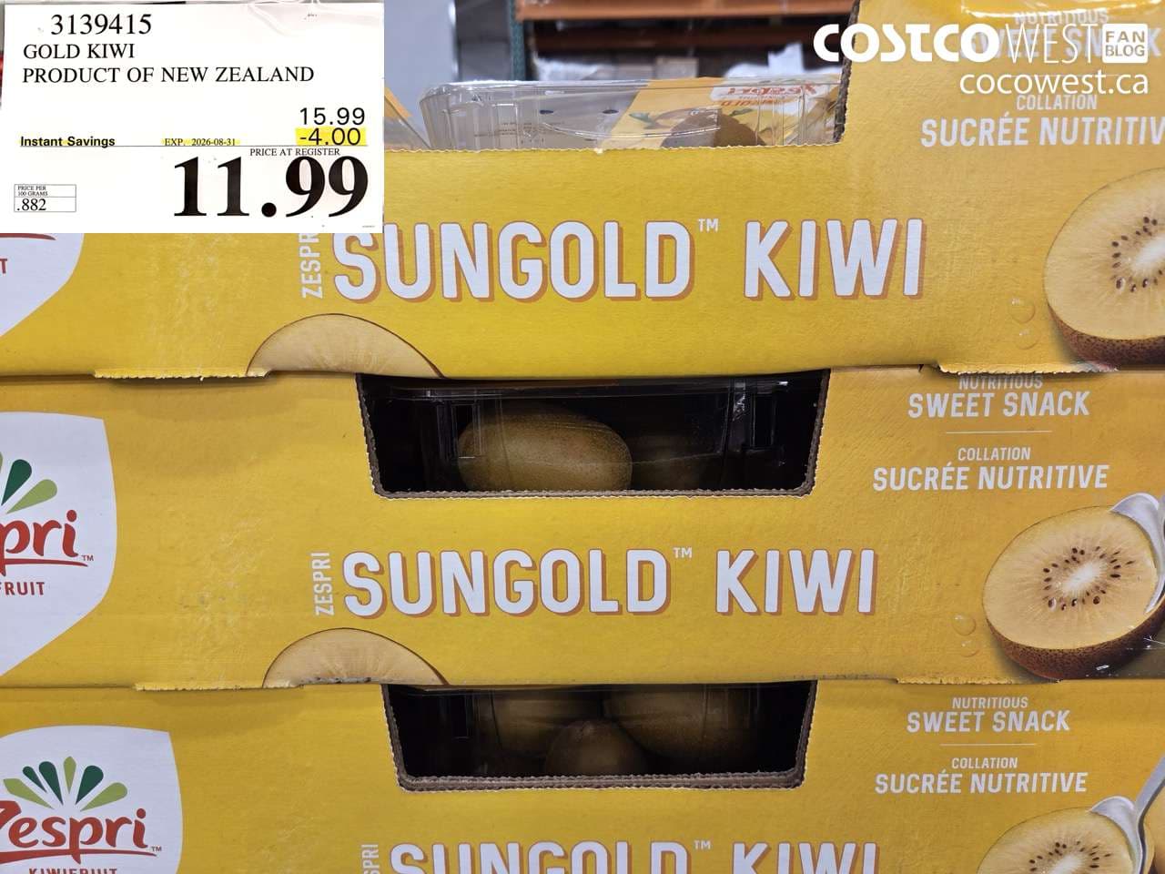 gold kiwi product of new zealand