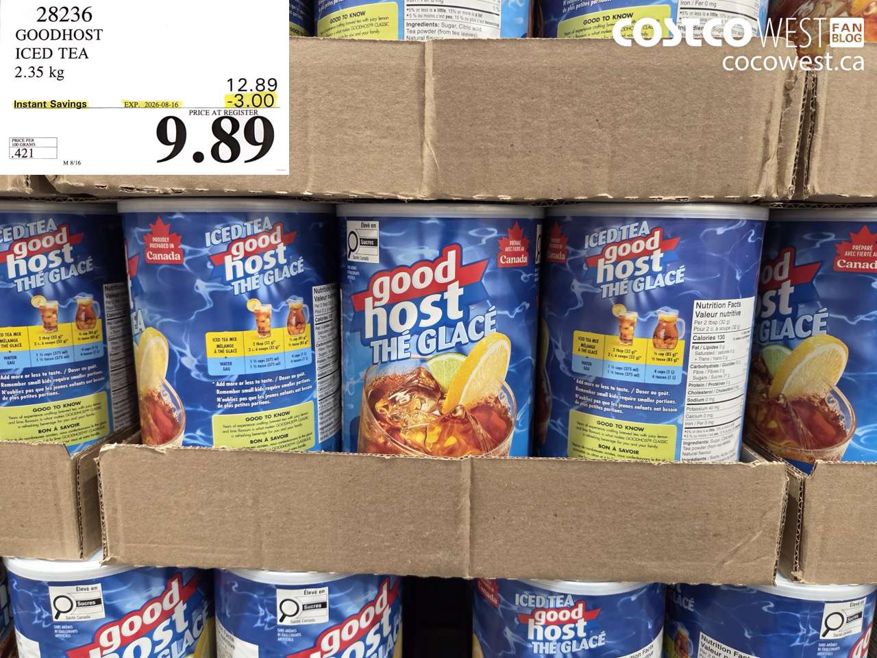 goodhost iced tea 235 kg
