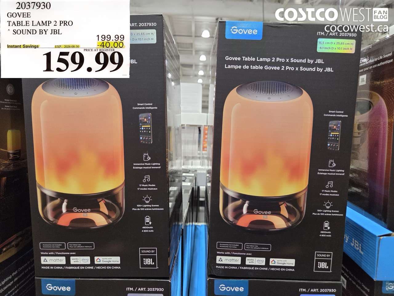 govee table lamp 2 pro sound by jbl