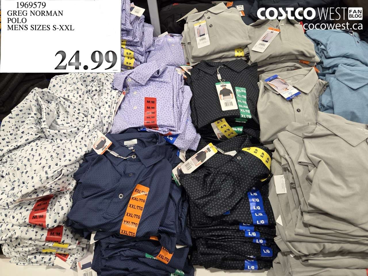 greg norman polo mens sizes sxxl