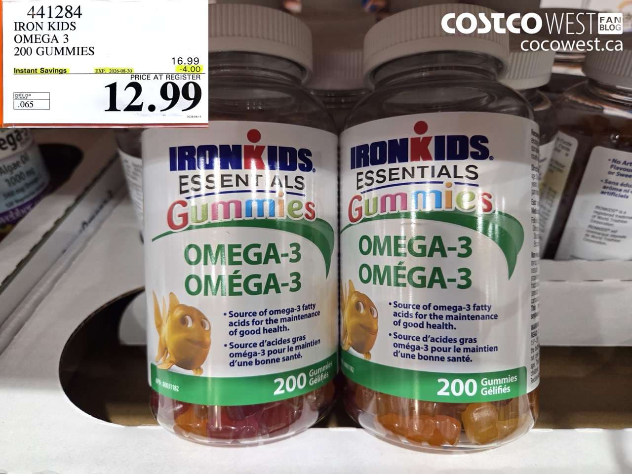 iron kids omega 3 200 gummies