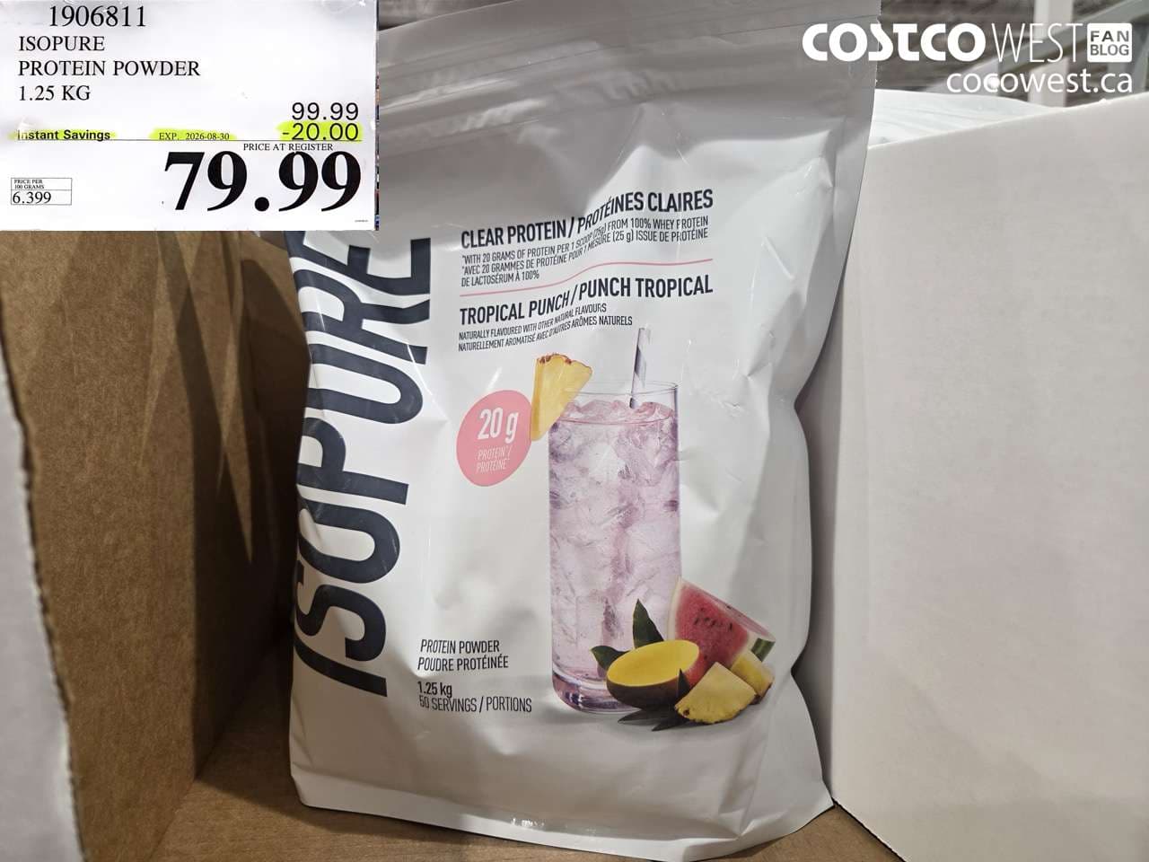 isopure protein powder 125 kg