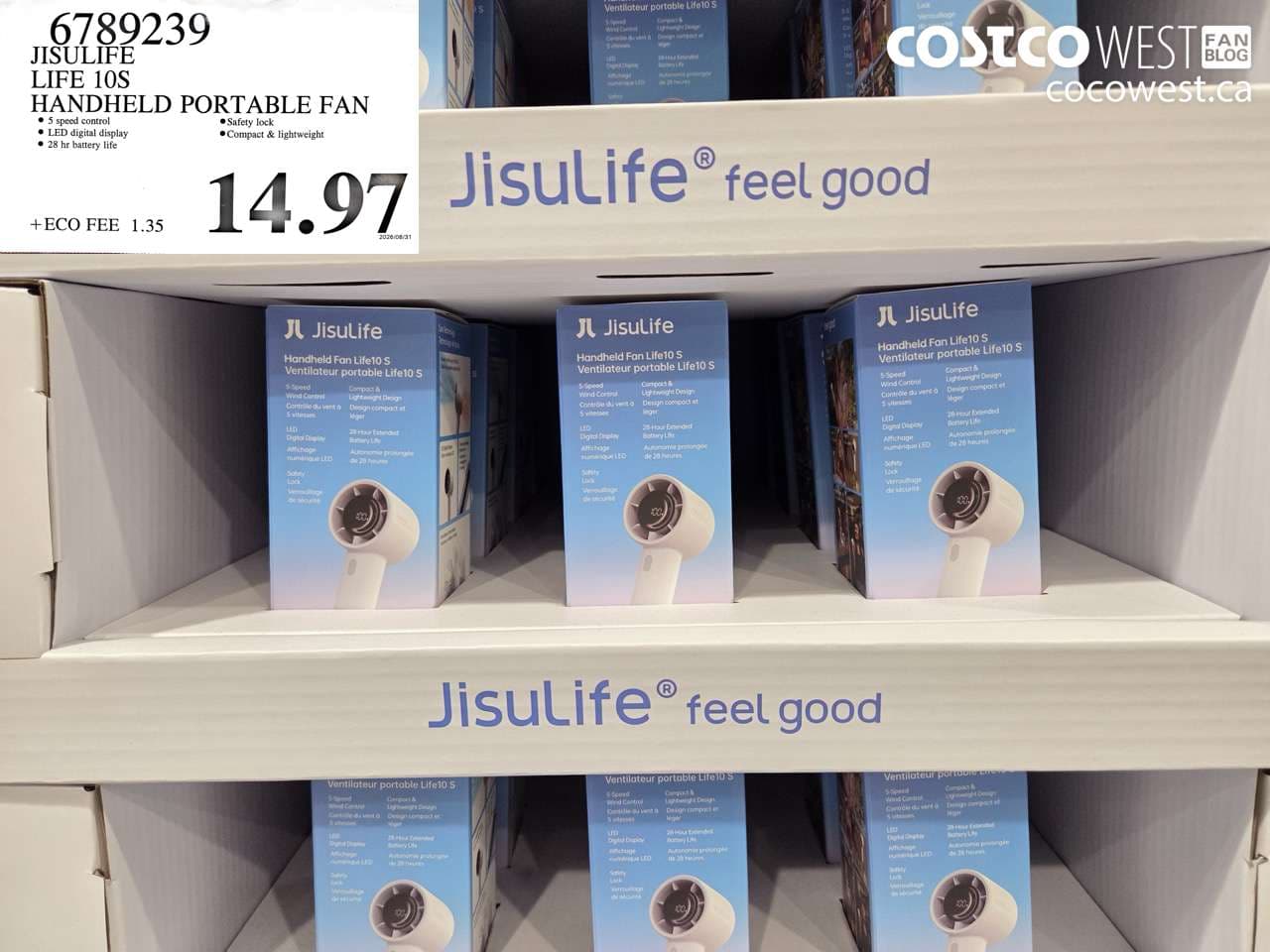 jisulife life 10s handheld portable fan