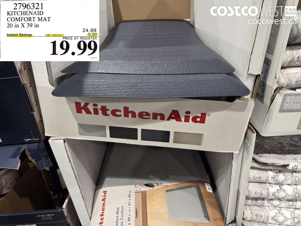 KITCHENAID COMFORT MAT 20 IN X 39 IN