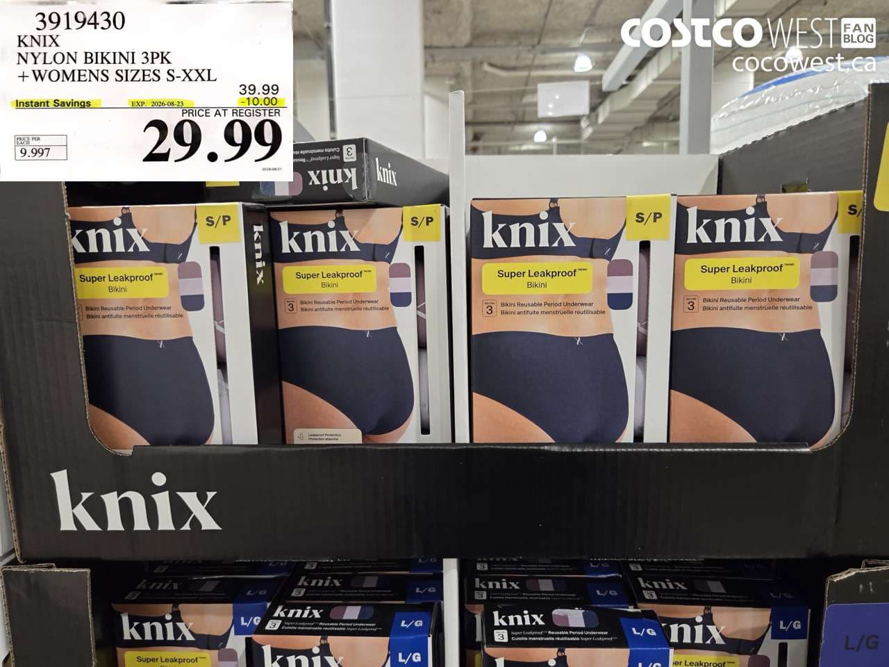 knix nylon bikini 3pk womens sizes sxxl