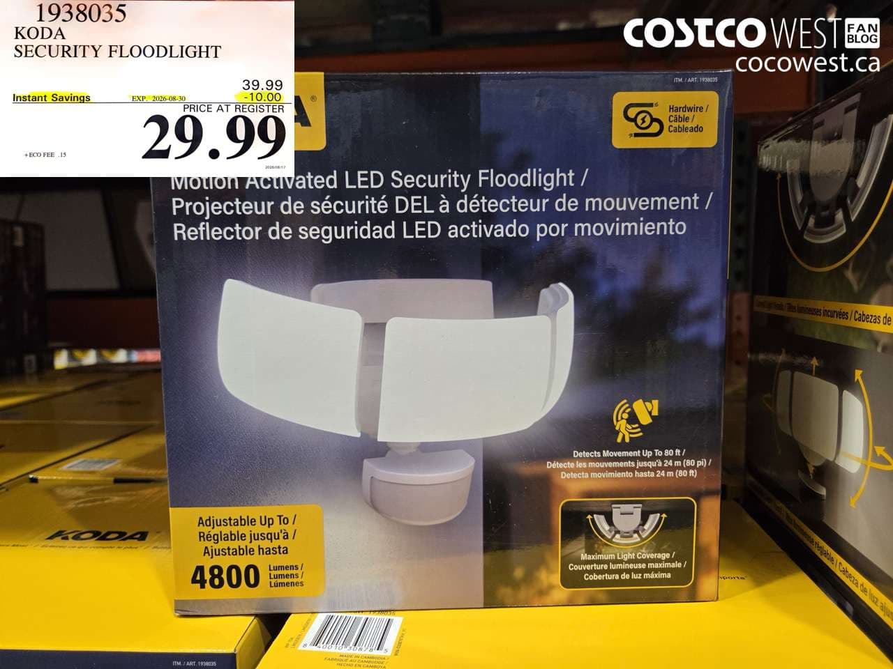 KODA SECURITY FLOODLIGHT