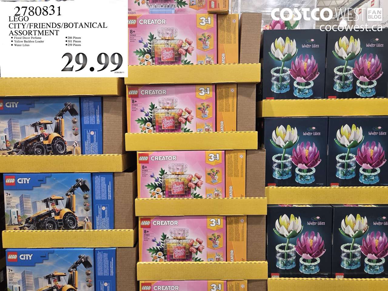 LEGO CITY/FRIENDS/BOTANICAL ASSORTMENT
