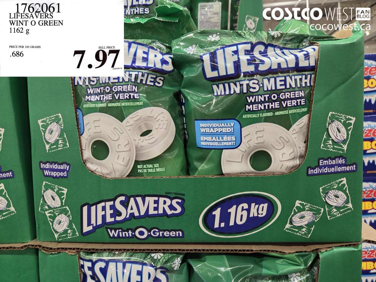 lifesavers wint o green 1162 g