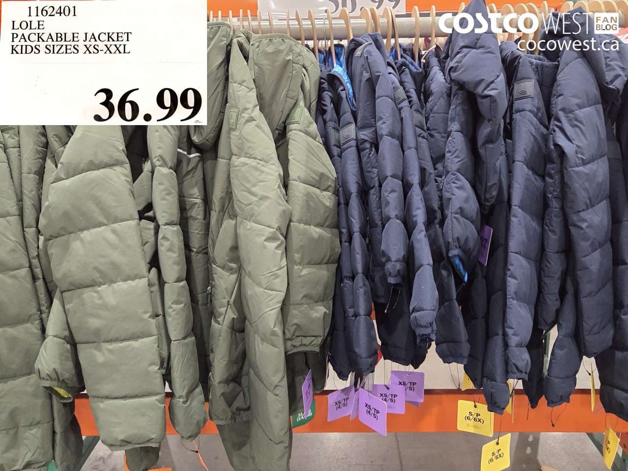lole packable jacket kids sizes xsxxl