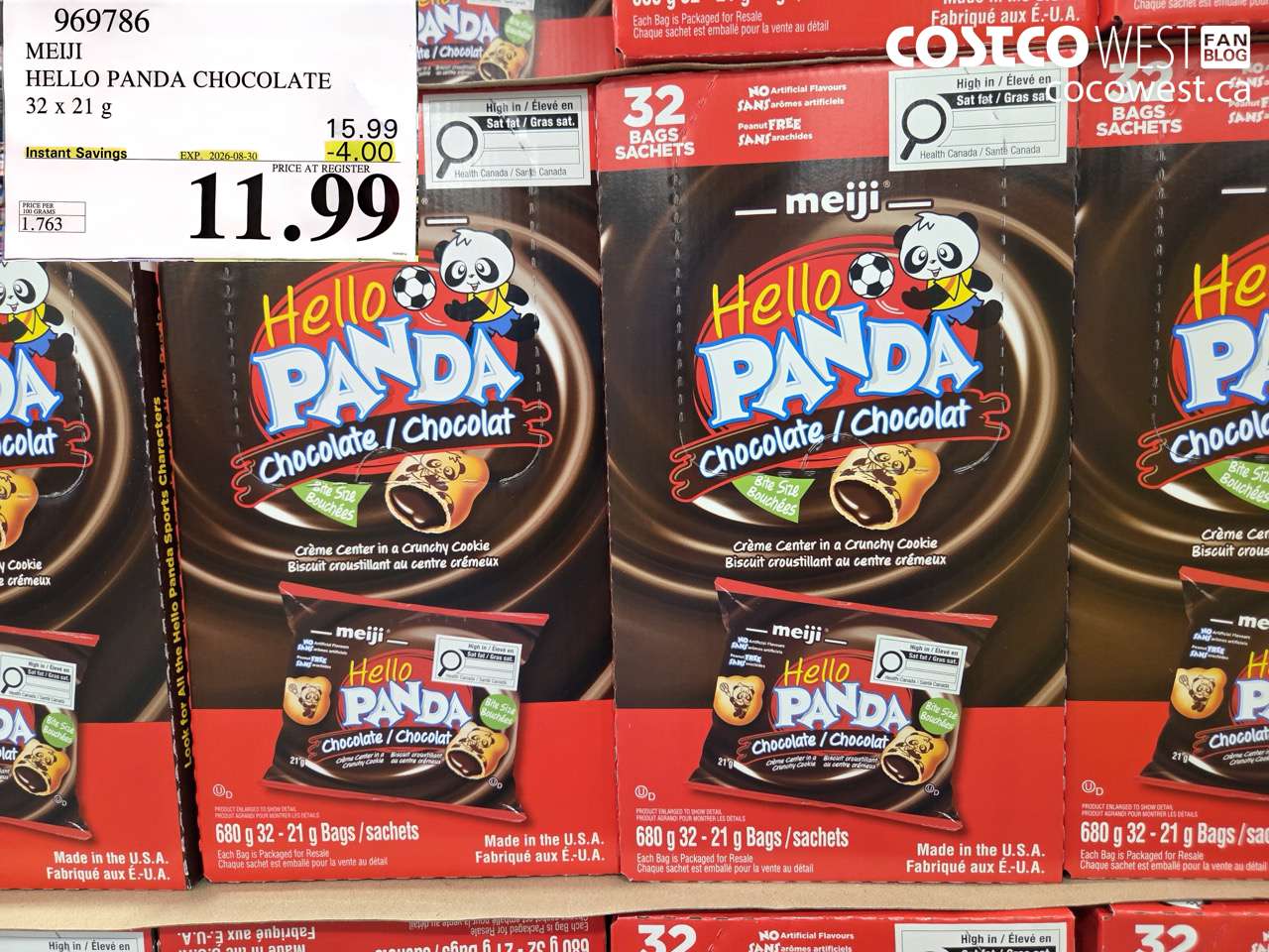 meiji hello panda chocolate 32 x 21 g