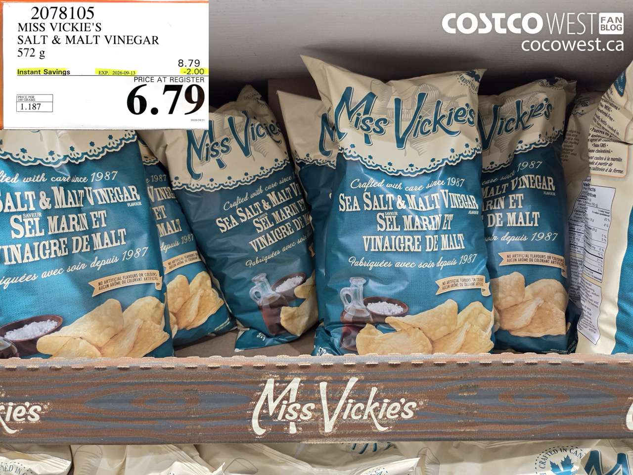 MISS VICKIE’S SALT & MALT VINEGAR 572 G