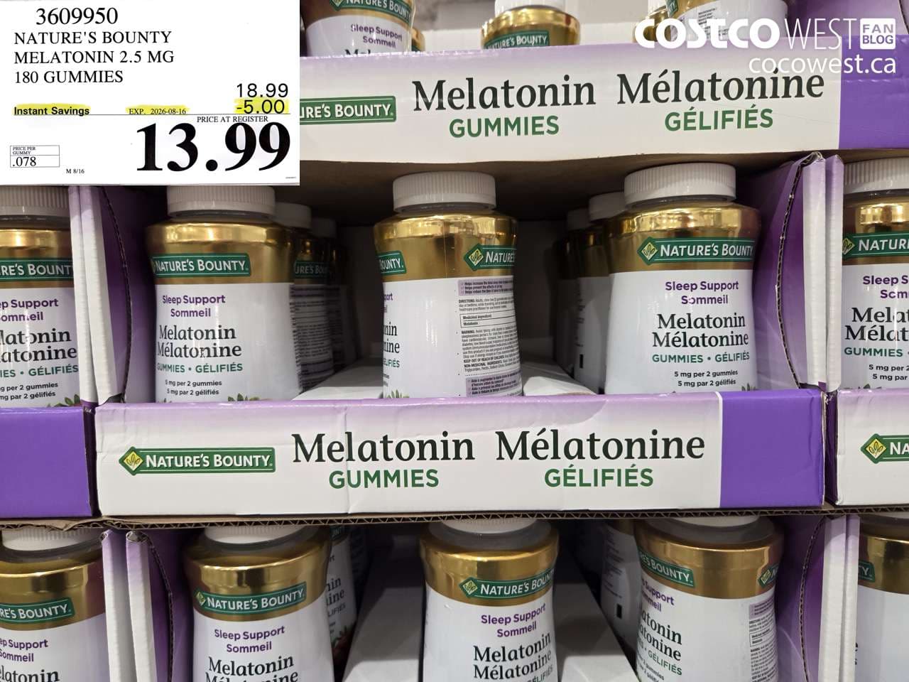 natures bounty melatonin 25 mg 180 gummies