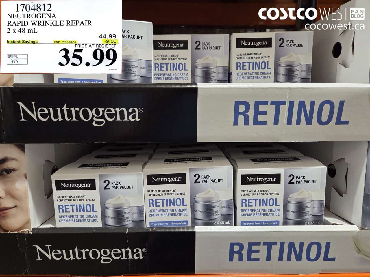 neutrogena rapid wrinkle repair 2 x 48 ml