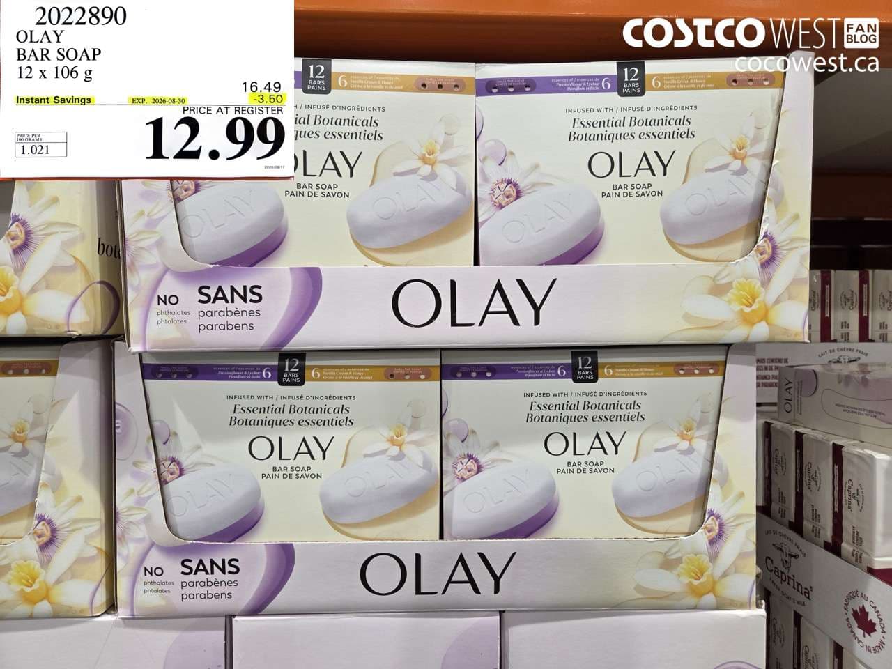 olay bar soap 12 x 106 g