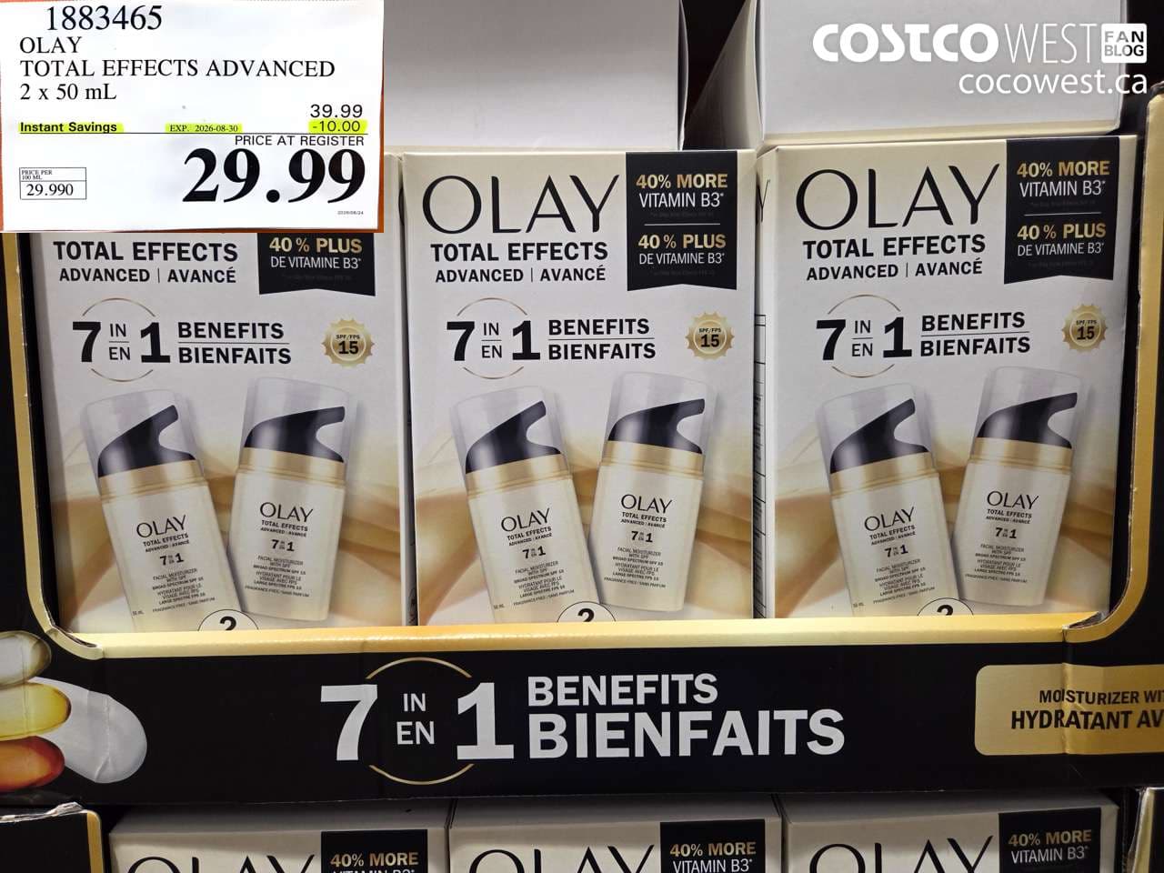 olay total effects advanced 2 x 50 ml