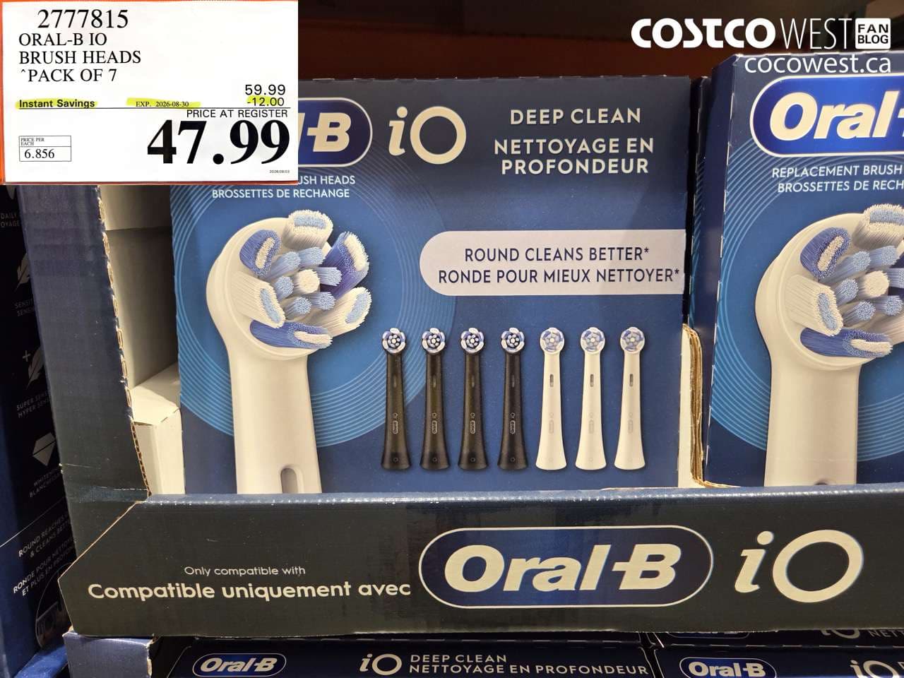 ORAL-B IO BRUSH HEADS PACK OF 7