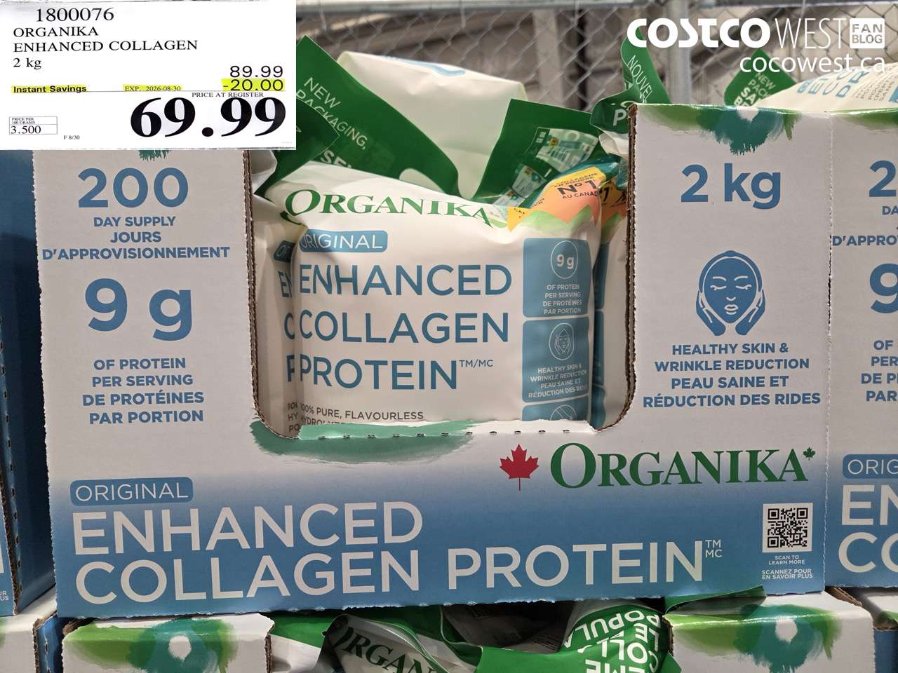 ORGANIKA ENHANCED COLLAGEN 2 KG