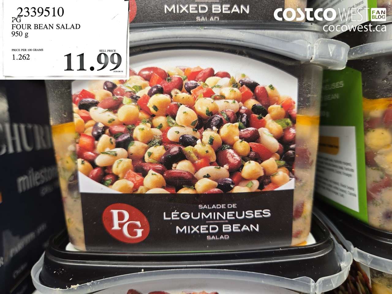 pg four bean salad 950 g