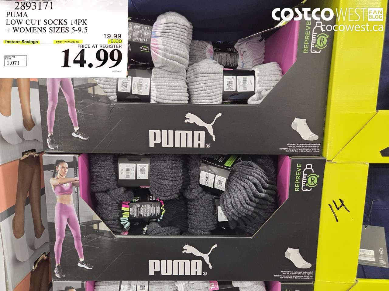 puma low cut socks 14pk  womens sizes 595