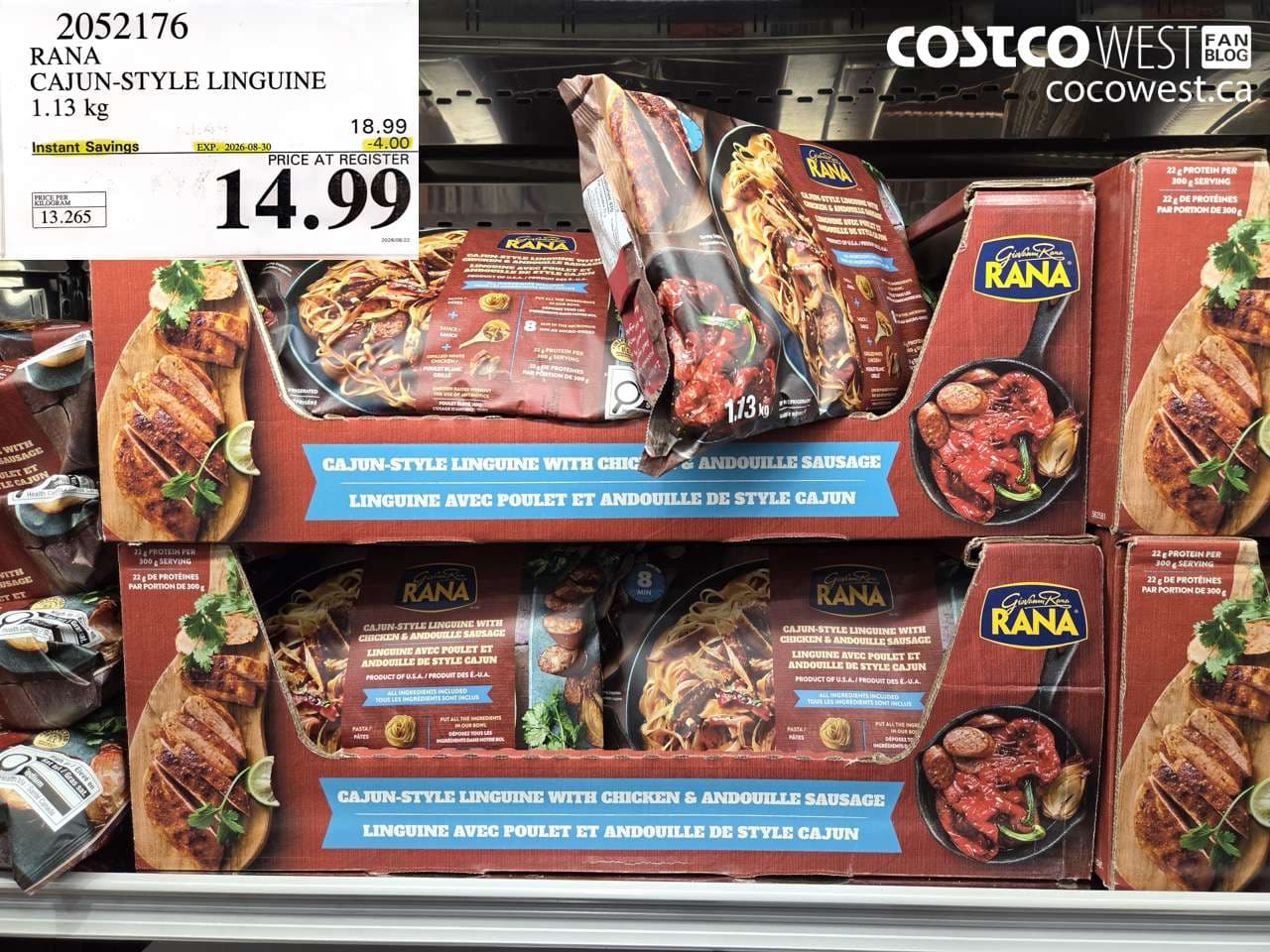 rana cajunstyle linguine 113 kg