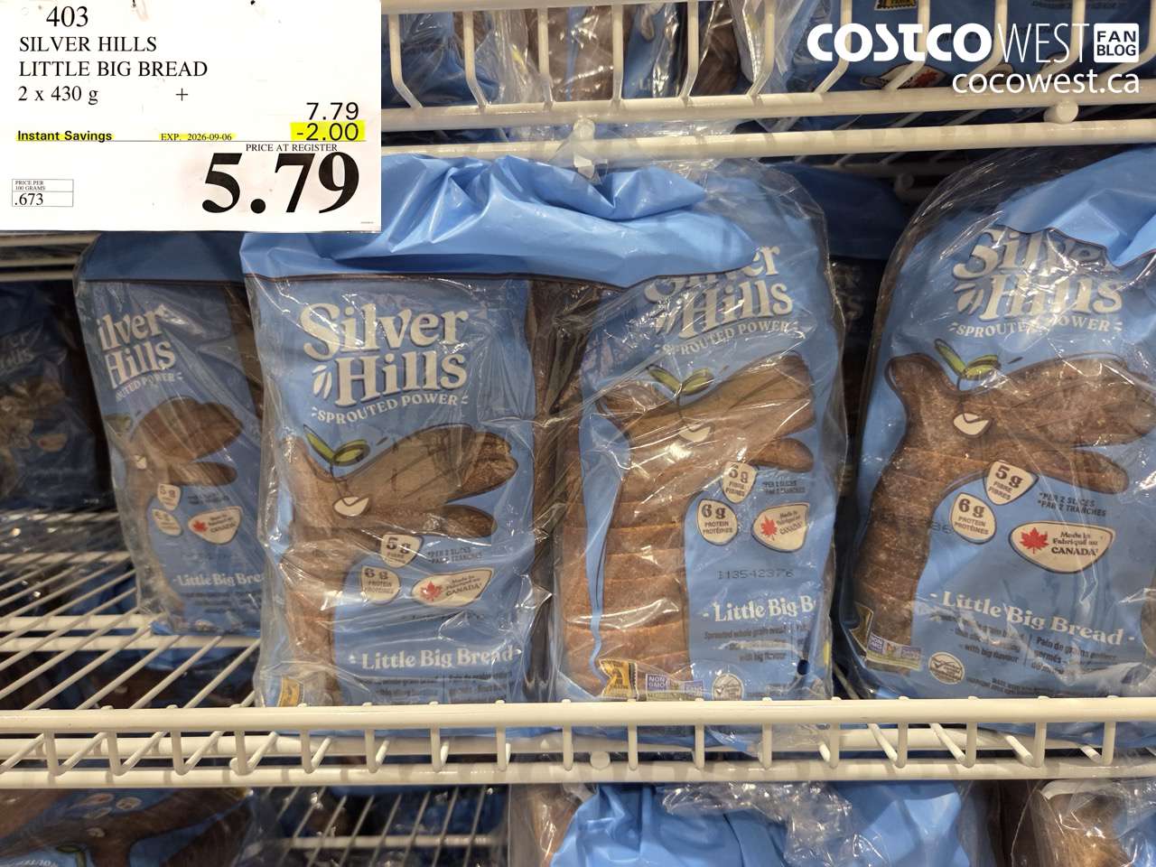 silver hills little big bread 2 x 430 g