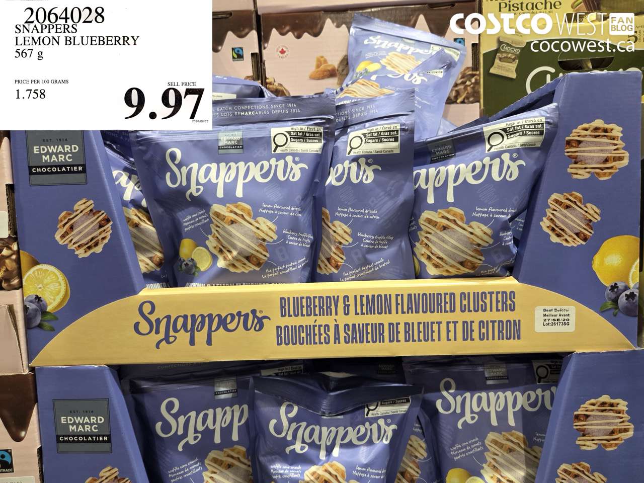 snappers lemon blueberry 567 g