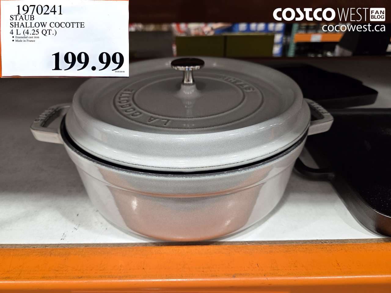 staub shallow cocotte 4 l 425 qt