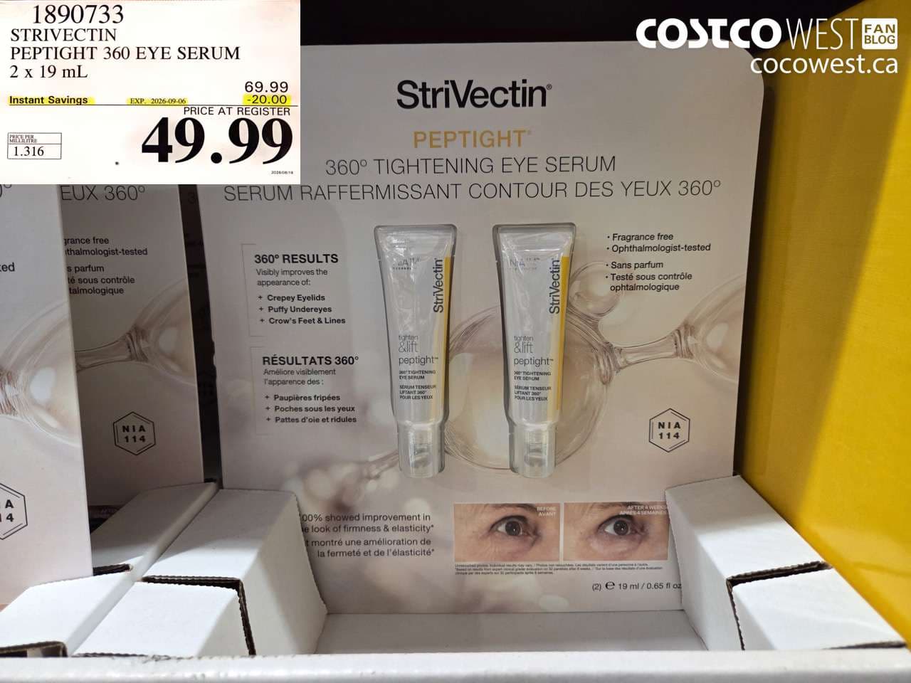 strivectin peptight 360 eye serum 2 x 19 ml