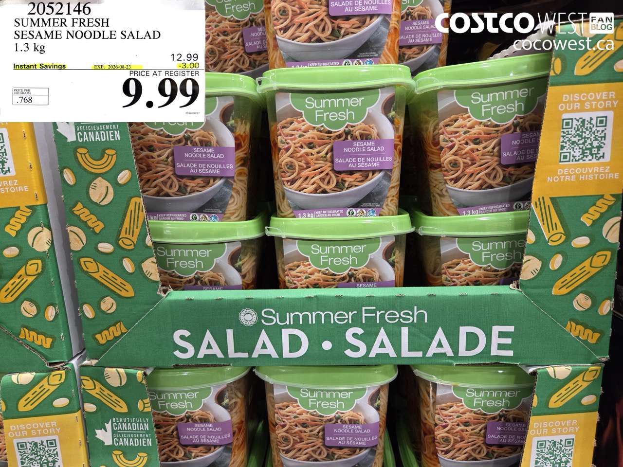 SUMMER FRESH SESAME NOODLE SALAD 1.3 KG
