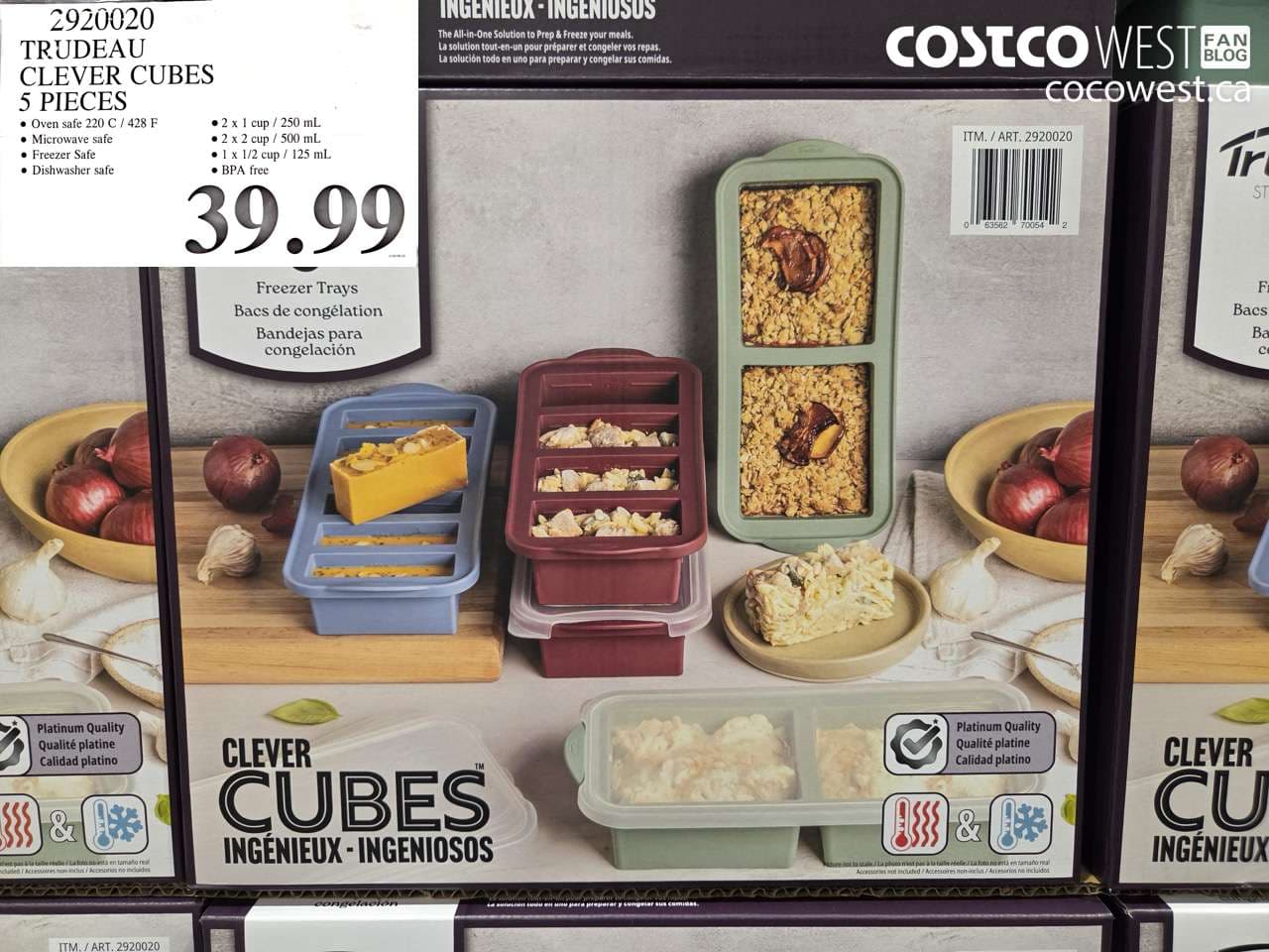 trudeau clever cubes 5 pieces