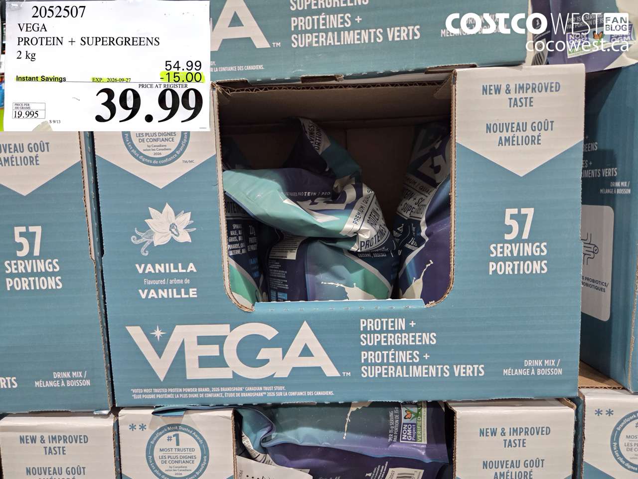 VEGA PROTEIN + SUPERGREENS 2 KG