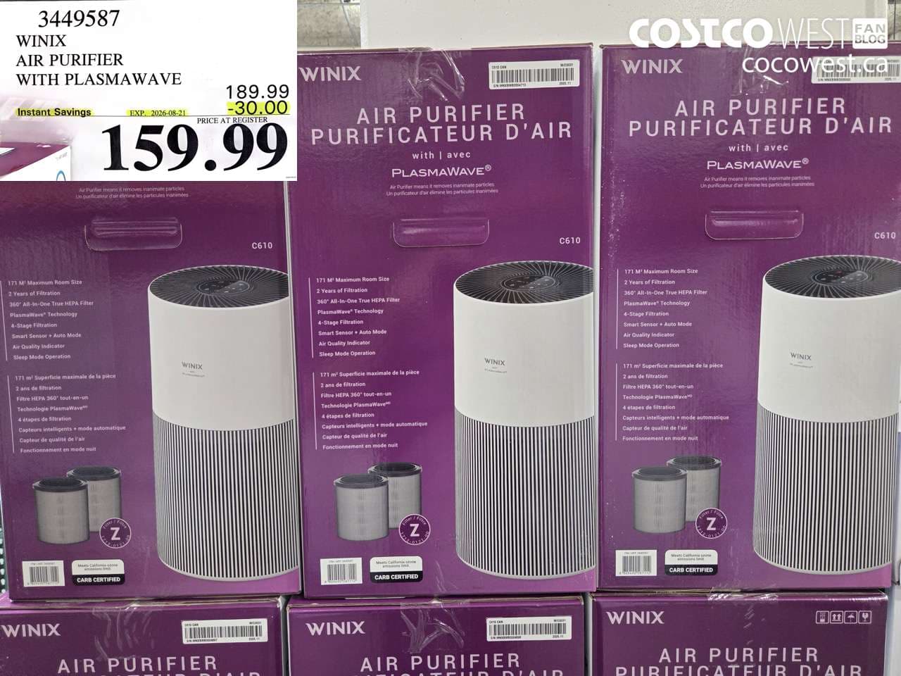winix air purifier with plasmawave