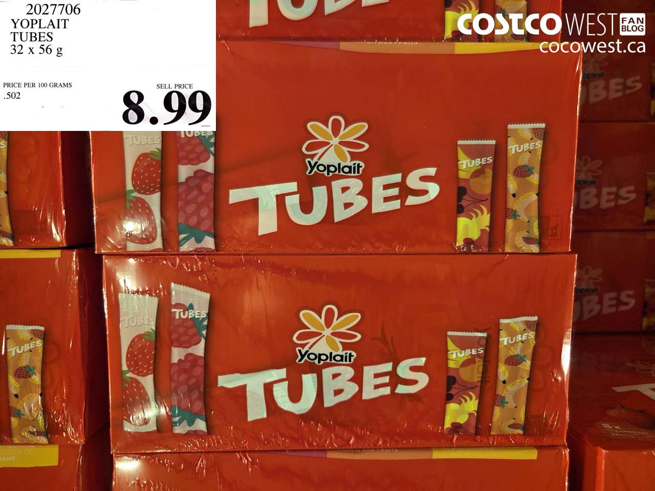 YOPLAIT TUBES 32 X 56 G
