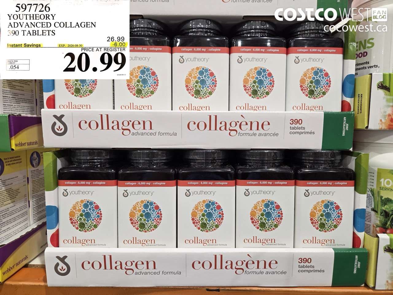 youtheory advanced collagen 390 tablets