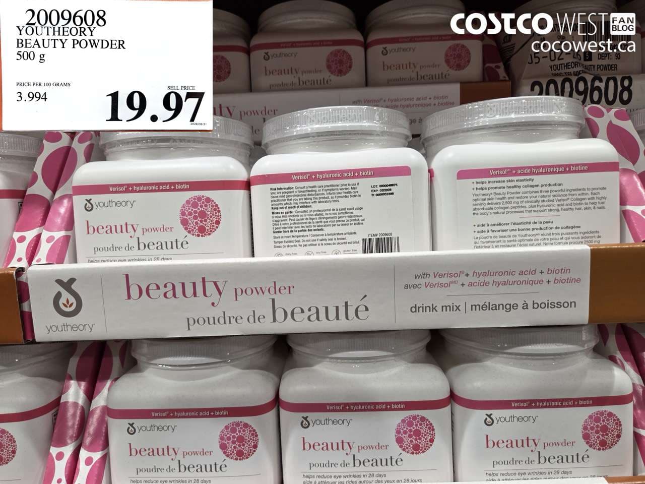 youtheory beauty powder 500 g