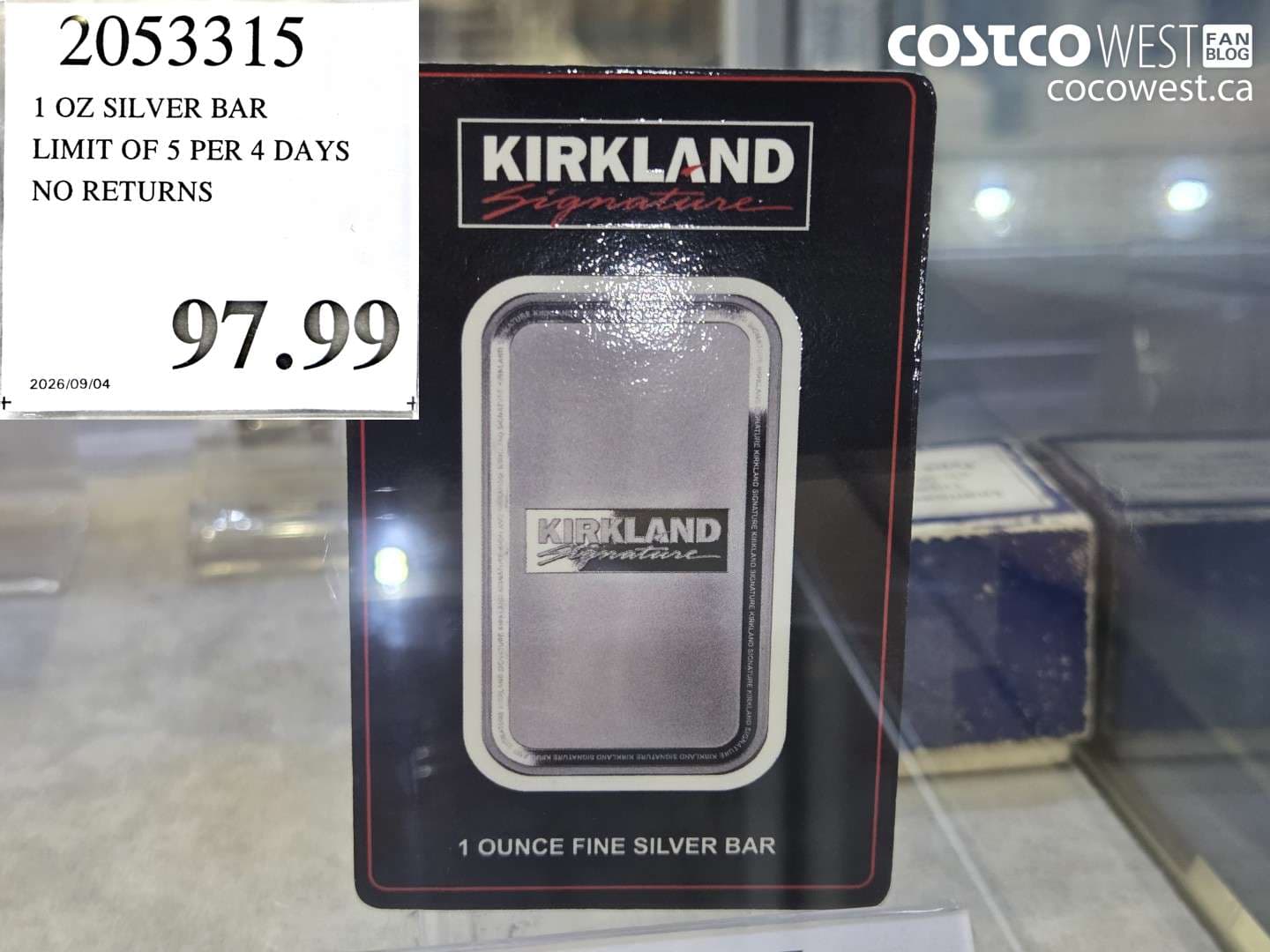 1 OZ SILVER BAR