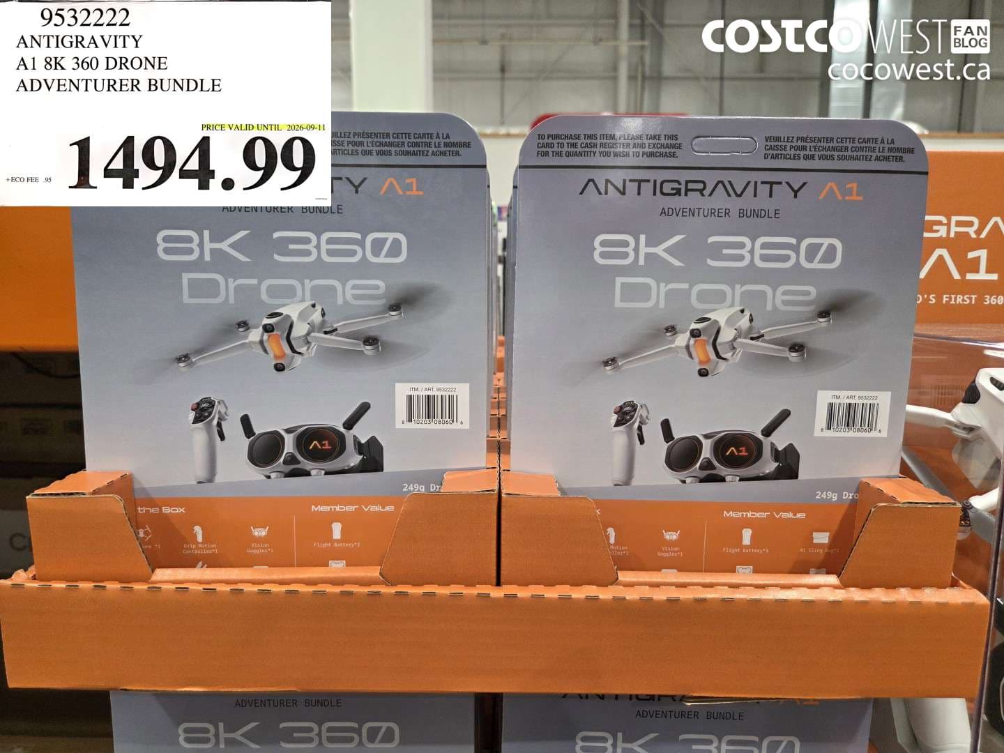 ANTIGRAVITY A1 8K 360 DRONE ADVENTURER BUNDLE (EXPIRES ON 2026-09-11)