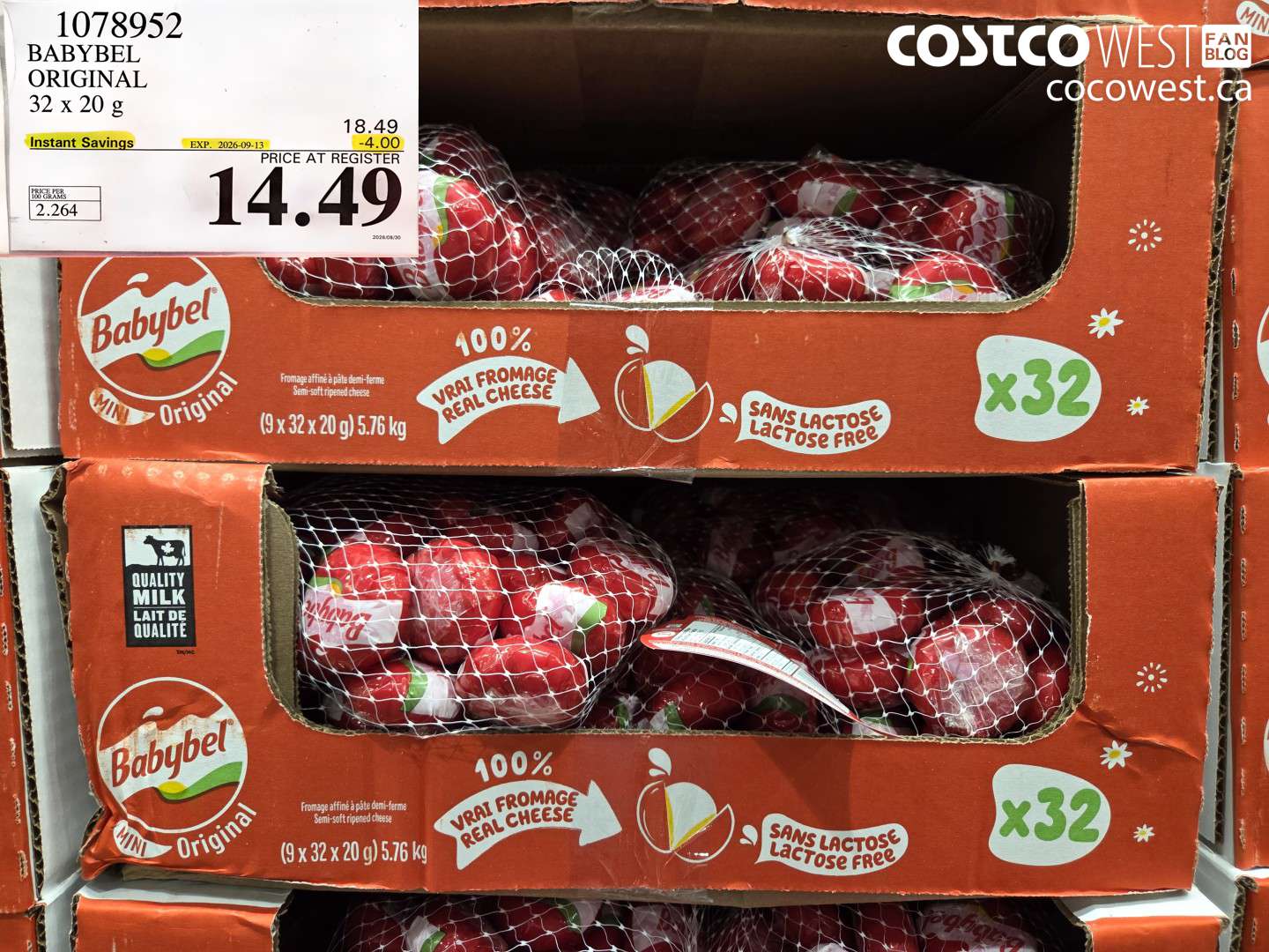 babybel original 32 x 20 g