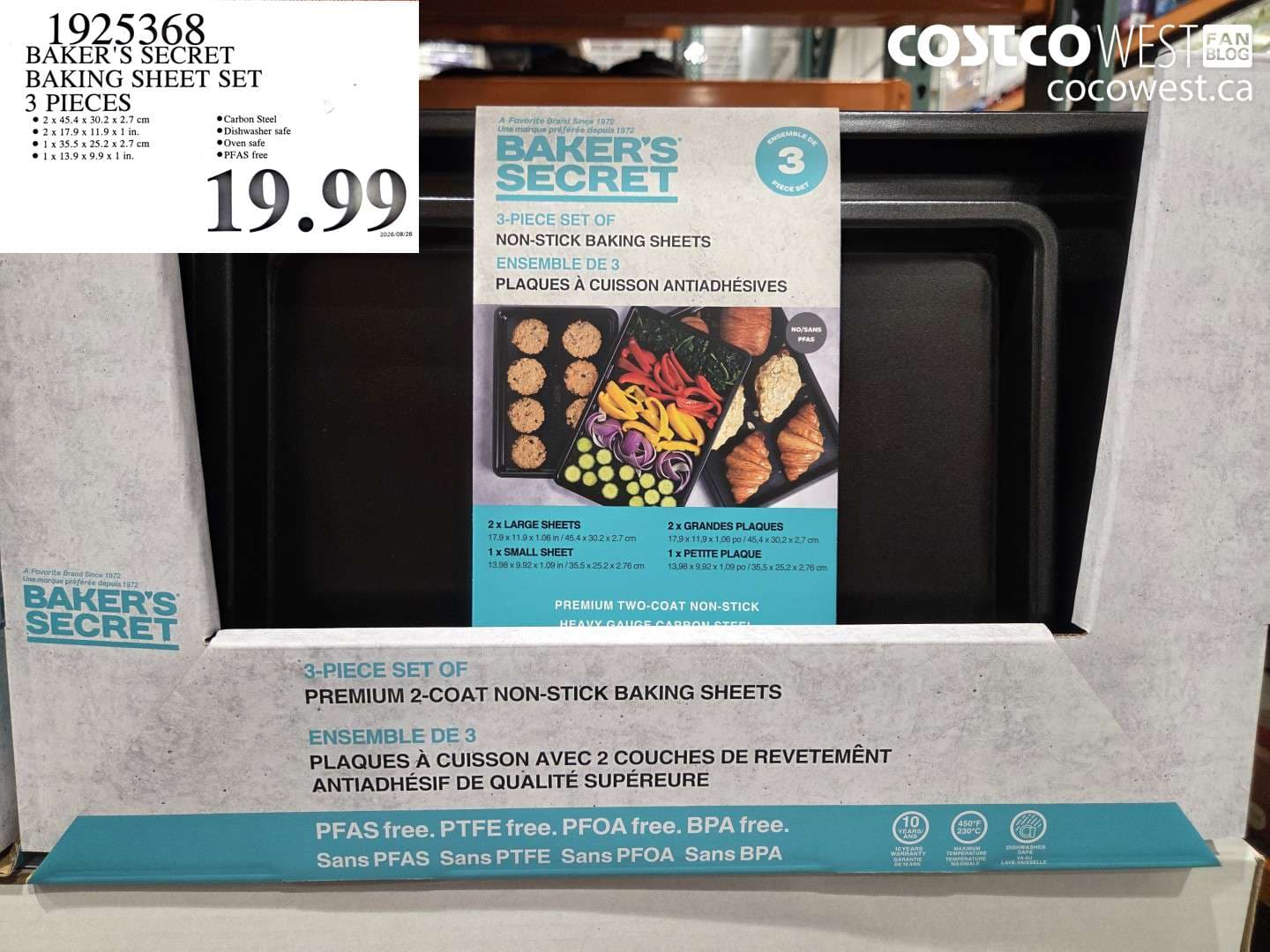 BAKER’S SECRET BAKING SHEET SET 3 PIECES