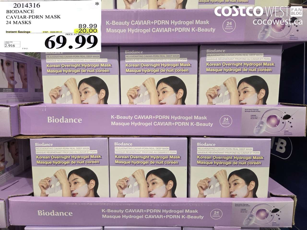 biodance caviarpdrn mask 24 masks