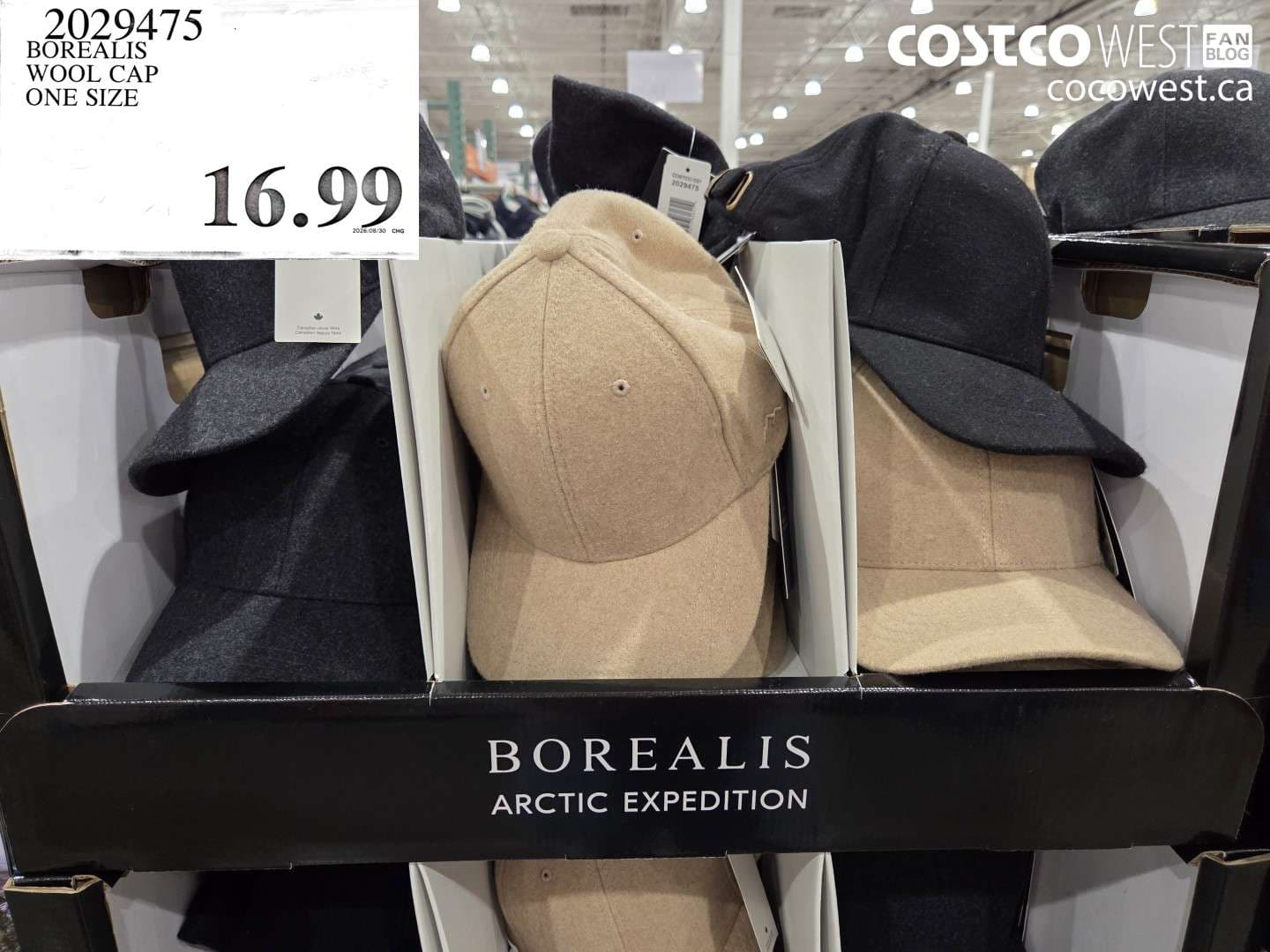 BOREALIS WOOL CAP ONE SIZE