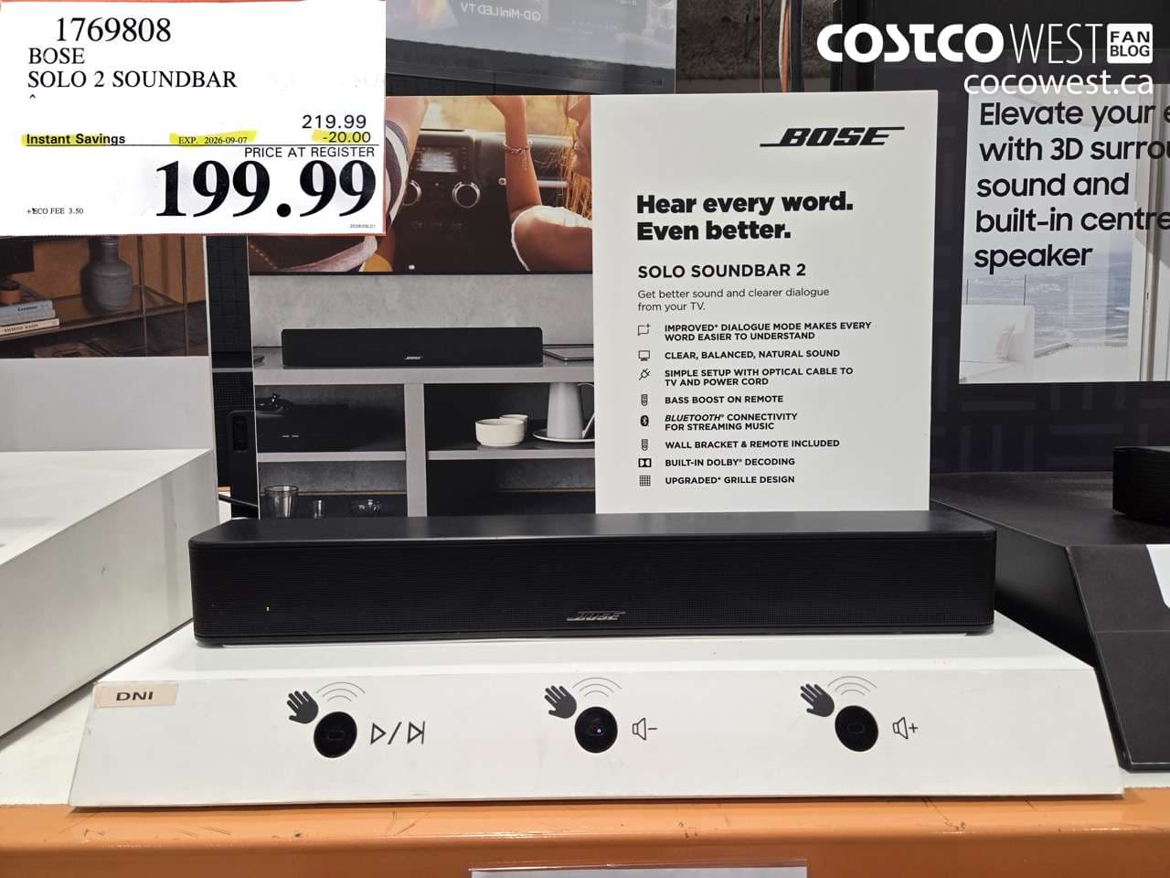 bose solo 2 soundbar